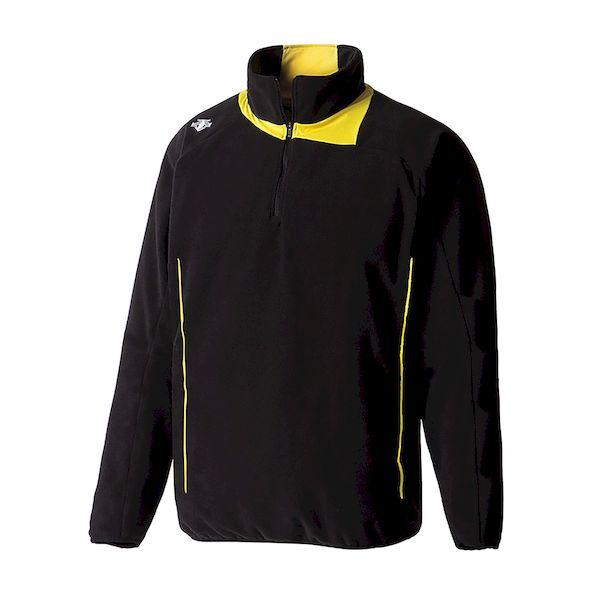 ED4063424 デサント DESCENTE 4930699165192 DBX−2460C フリースジャケット ブラックXイエロー サイズ：S