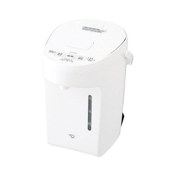 【商品説明】象印 マイコン沸騰電動ポット ホワイト【特長】コンパクトなのにたっぷり2リットルサイズ。●「電動給湯」使いたい時に給湯ボタンを押すだけですぐお湯が注げて便利です。●「3段階保温設定」98℃