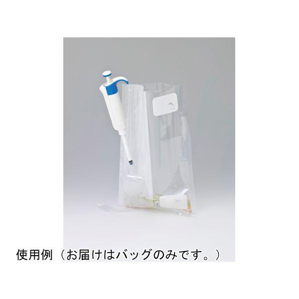 【商品説明】【特徴】●ホモジナイズ実施時に使用するバッグです。●袋には白帯のスクリーン印刷部があり、識別番号等を記入できます。●プルダウンを用いてフィルムの一部に窓を開け、マイクロピペットを差し込んで