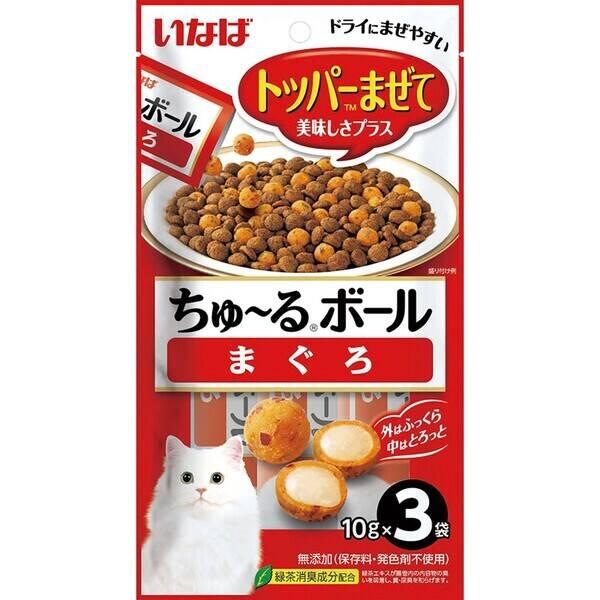 ●ひと粒で楽しめる2層のおいしさの秘密【外はふっくら】 ささみで作ったやわらか食感。ねこちゃんの食べやすい大きさにしました。【中はとろっと】 ねこちゃんが食べやすい、滑らかな独自のちゅ〜るタイプ。クリ