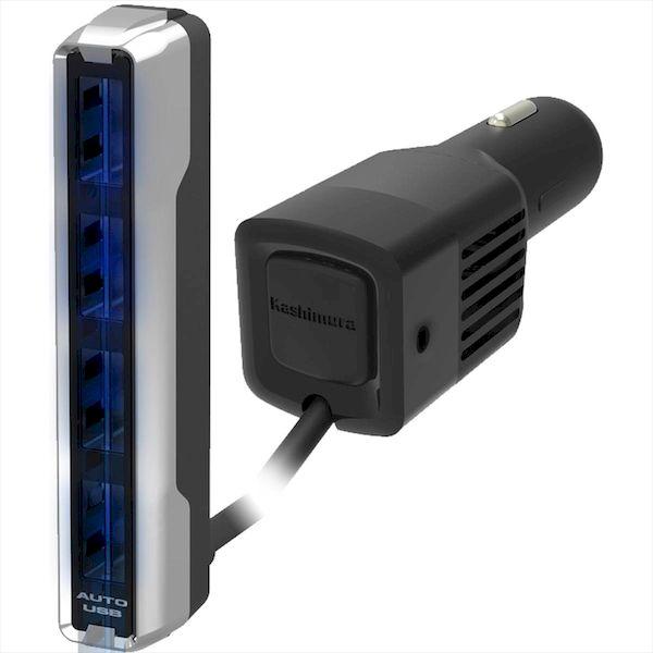 【商品説明】●DCソケットをUSBポートに変換。●DCソケットをUSBポートに変換。●USB−A×4。●12−24V対応。【商品仕様】●本体サイズ（約）：W13×H79×D19mm●パッケージサイズ（