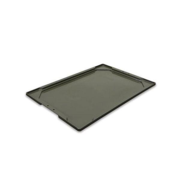 ED1138553 エスコ EA506AA-14DF ５３０ｘ３６６ｘ１８ｍｍ 折畳式コンテナ用蓋 ＯＤ色 EA506AA14DF【キャンセル不可】