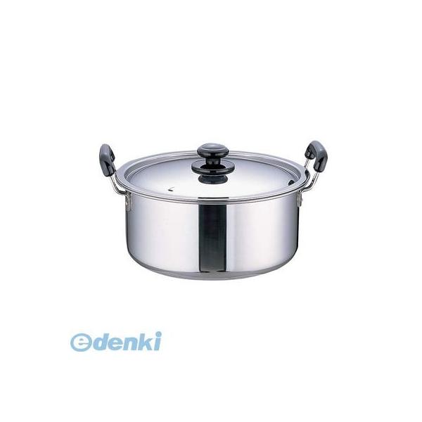 ED1708548 ［AZT0722］ ＳＡステンレス プラ柄 厚板実用鍋 ２２ｃｍ 4905001019876 TKG IH対応