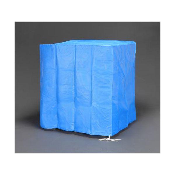 ED1785621 【個人宅配送不可】 エスコ EA985PK-1 直送 代引不可 １２００ｘ１２００ｘ１３００ｍｍ パレットカバー（裾ひも式／青） EA985PK1【キャンセル不可】