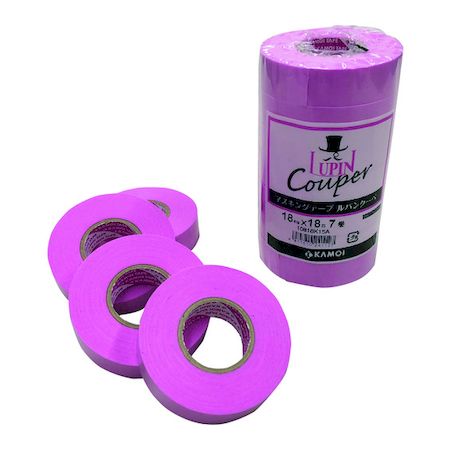 ED3285475 カモ井 LUPINCOUPER-50 マスキングテープ建築用 ２巻入 LUPINCOUPER50