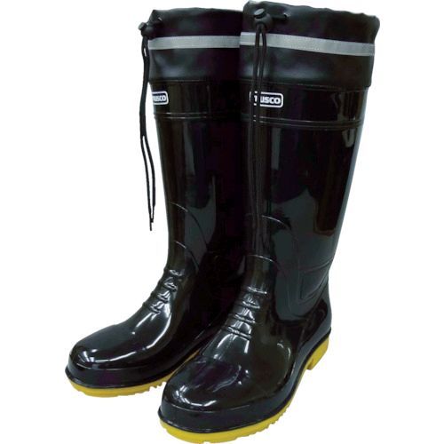 ED2265101 トラスコ TRUSCO TSBF-L-BK 耐油安全ブーツ フード付 Ｌ 黒 TSBFLBK8539 耐油安全ブーツフード付L黒