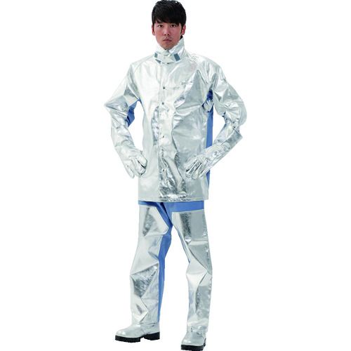 ED2833931 日本エンコン 5020-2L アルミコンビ耐熱服 上衣 50202L