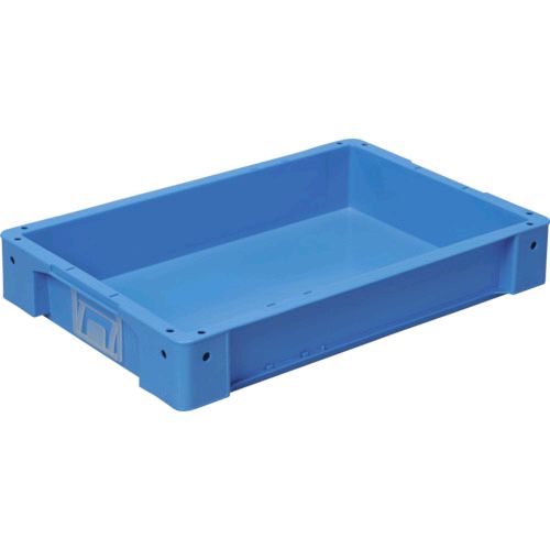 ED2872478 ＤＩＣ NC-23 ＮＣ型コンテナＮＣ−２３ 外寸：Ｗ６５４ＸＤ４３５ＸＨ１１１ 青NC23 DICプラスチック NC23B