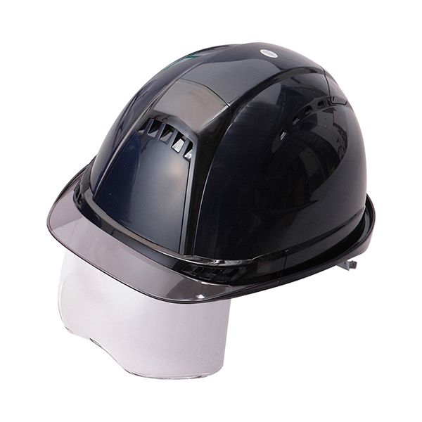 ED2999748 4962087107057 ヘルメット ヴェンティープラス シールド面付 紺 ヘルメット シールド面付 トーヨーセフティ