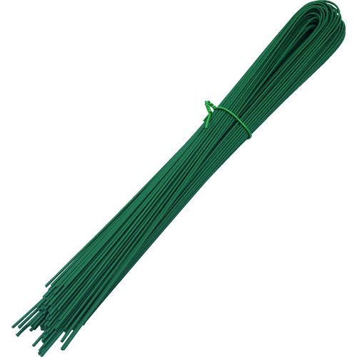 ED3308009 ＴＲＵＳＣＯ TUAW-350-GN 錆びに強いＵ字被覆結束線 緑色 ３５０ｍｍ 約１５０ｇ TUAW350GN