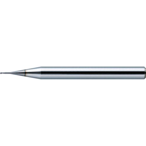 ED3319624 ユニオンツール DLCLB2010-120 ＤＬＣＣＯＡＴ２枚刃銅電極加工用ロングネックボール Ｒ０．５×有効長１２×刃長０．８×シャンク径４ DLC