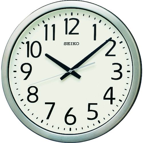 ED593591 ＳＥＩＫＯ KH406S 防湿・防塵型オフィスクロック 直径３８１×４０ 金属枠 KH-406S 000-6734