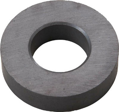 ED1541154 トラスコ中山 ＴＲＵＳＣＯ TF80RA5P フェライト磁石 丸形・穴あり 外径８０ｍｍＸ厚み１０ｍｍ ５個入 415-1381