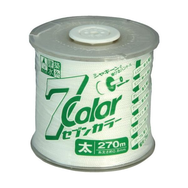ED2999342 4960587048139 ７ＣＯＬＯＲ 太 ホワイト ２７０Ｍ 7COLOR TAKUMI
