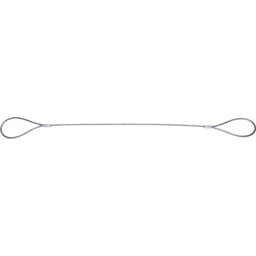 ED2265695 トラスコ TRUSCO TWAL-8S2.5 ワイヤーロープスリング Ａタイプ アルミロック ８ｍｍＸ２．５ｍ TWAL8S2.53100