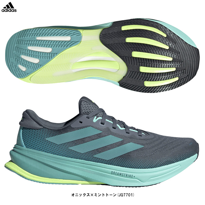 ■品番 JQ7701 ■商品説明 ・レギュラーフィット ・シューレースクロージャー ・サンドイッチ構造のエンジニアードメッシュアッパー ・テキスタイルライニング ・サポートロッドシステム ・Dream