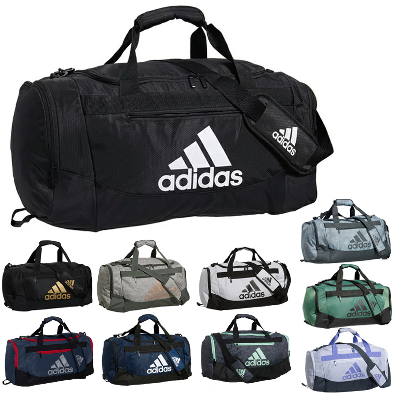 【美品】adidas ダッフルバッグ 48リットル〈ホワイト〉 アディダス ダッフルバッグ 48リットル ボストンバッグ