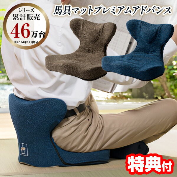 【選ぶ景品】 馬具マットプレミアムアドバンス 骨盤座椅子 馬具マットプレミアム 骨盤クッション 日本製 馬具マット プレミアムアドバン