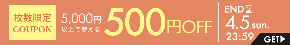 5,000円以上で使える500円OFFクーポン