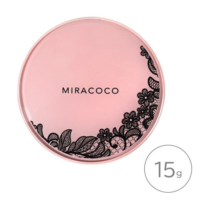 MIRACOCO ミラココ カバータッチ ファンデーション(クッションファンデ 薄付き カバー力 崩れにくい ウォータープルーフ 素肌感 オールイ