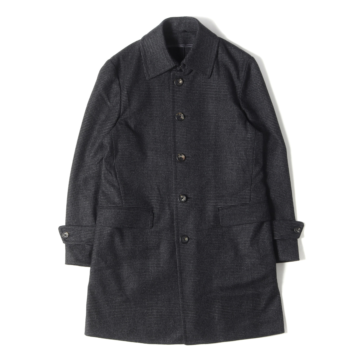 ブランド名: Azabu Tailor (麻布テーラー)素材: ウール100% 裏地 キュプラ付属品: ガーメントケース〈キーポイント〉 グレンチェック柄があしらわれたしっかりとした厚みのあるウール素