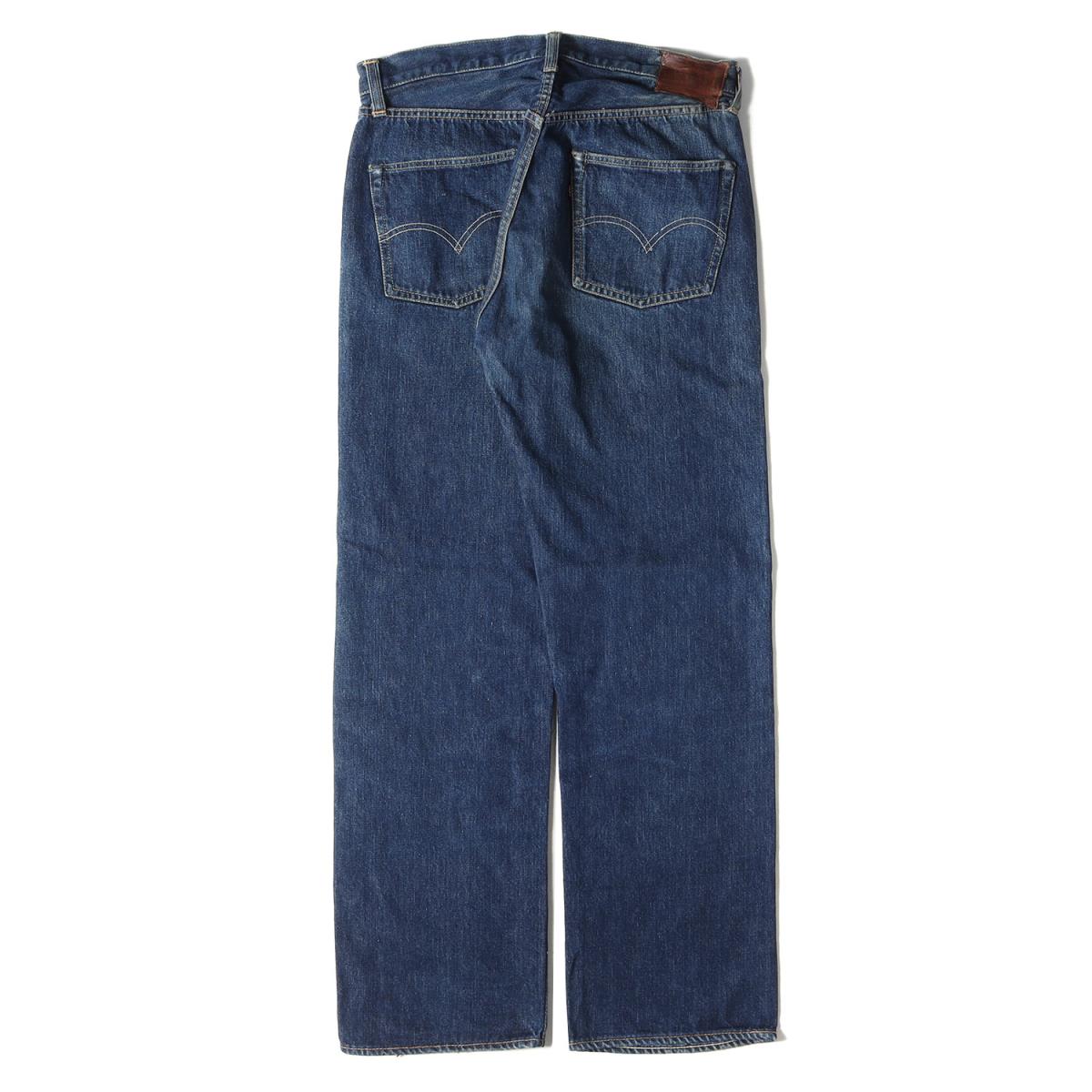 Levis vintage ヴィンテージ リーバイス パンツ 50s 革パッチ 501XX デニムパンツ 濃紺 詳細参照(W32位) ジーンズ ジーパン ボトムス 【