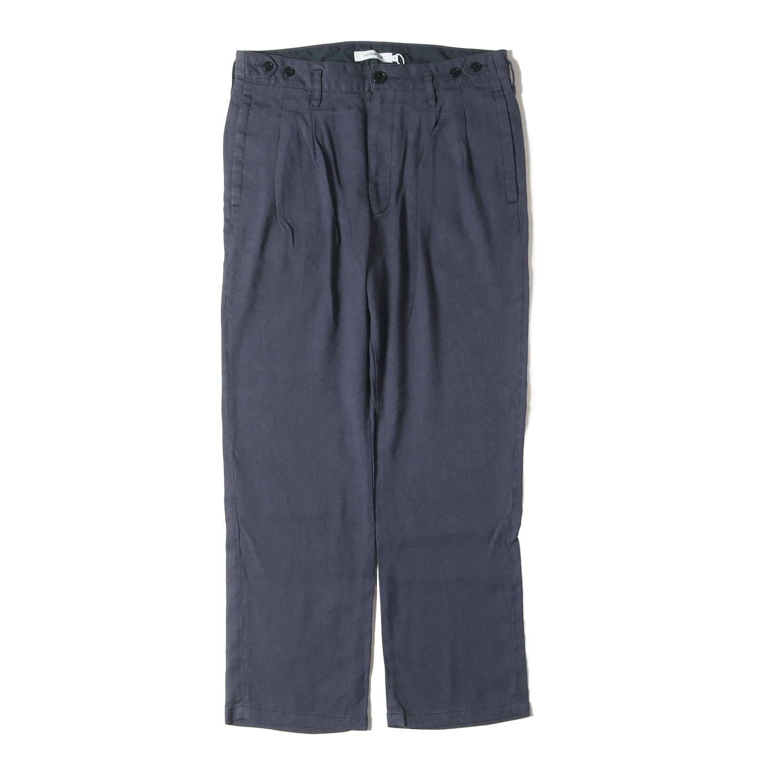 ブランド名: NONNATIVE (ノンネイティブ)リリース時期: 2025年春夏正式タイトル: OFFICER CHINO TROUSERS Li/Ac TWILL品番: NN-P4613素材: リ