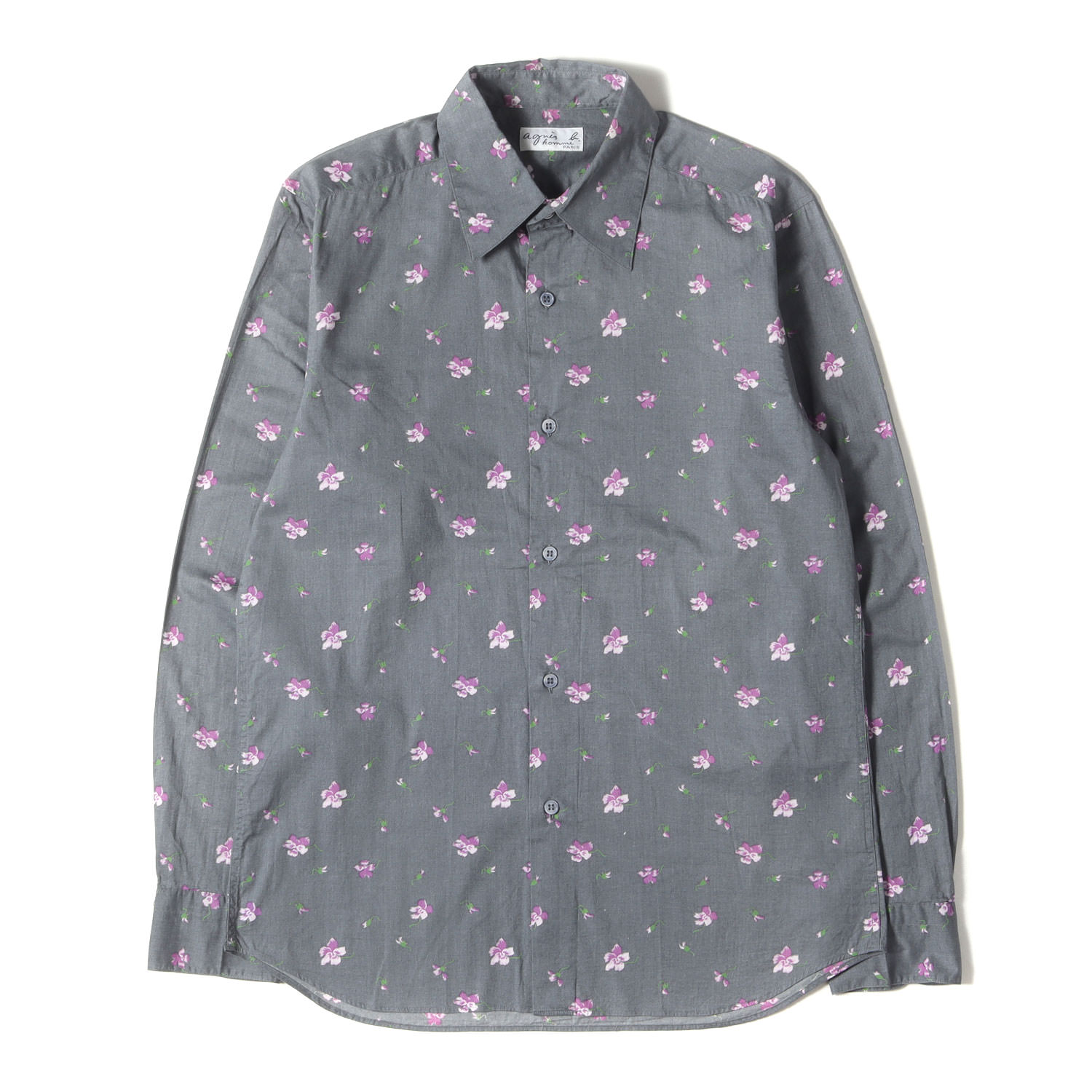 ブランド名: agnes b. (アニエスベー)素材: コットン100%付属品: なし〈キーポイント〉 上品な小花柄をデザインし、薄手のコットン素材を使用したシャツになります。 この商品は店舗、その他