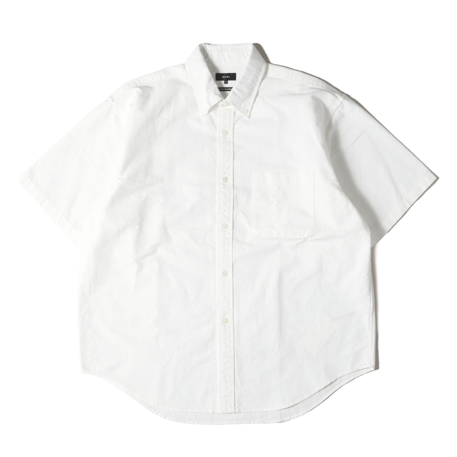 ブランド名: BEAMS (ビームス)リリース時期: 2025年春夏正式タイトル: ワイドフィット 5分袖 ボタンダウンシャツ品番: 11-01-0575-301素材: コットン100%参考定価: 1