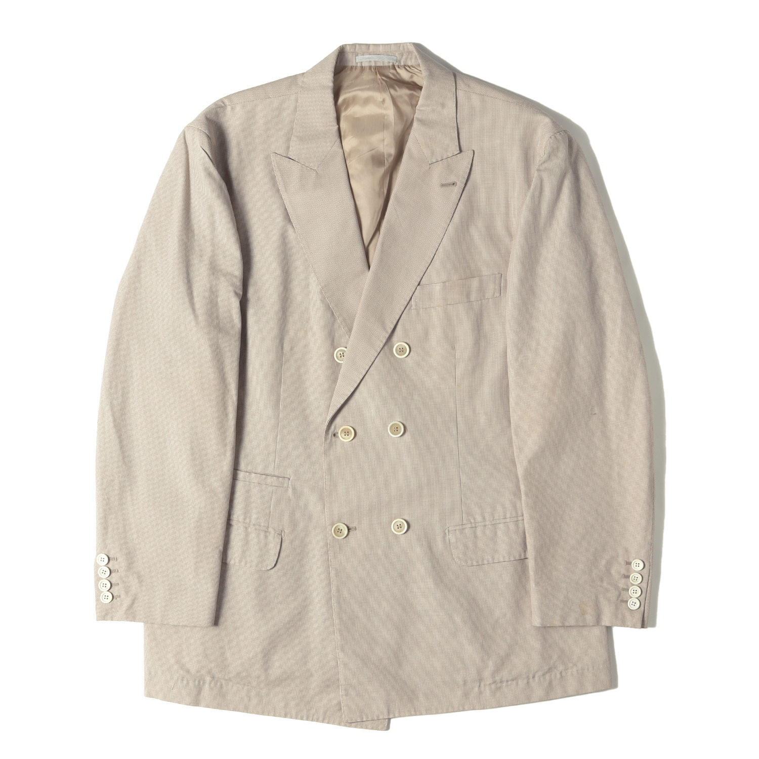 ブランド名: BRUNELLO CUCINELLI (ブルネロクチネリ)素材: 表地 コットン100％ 裏地一部 キュプラ100%生産国: イタリア付属品: なし〈キーポイント〉 コットン生地を使用し