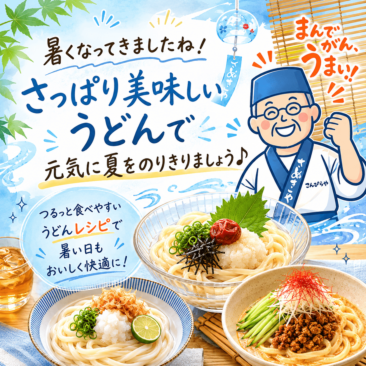 夏うどん訴求