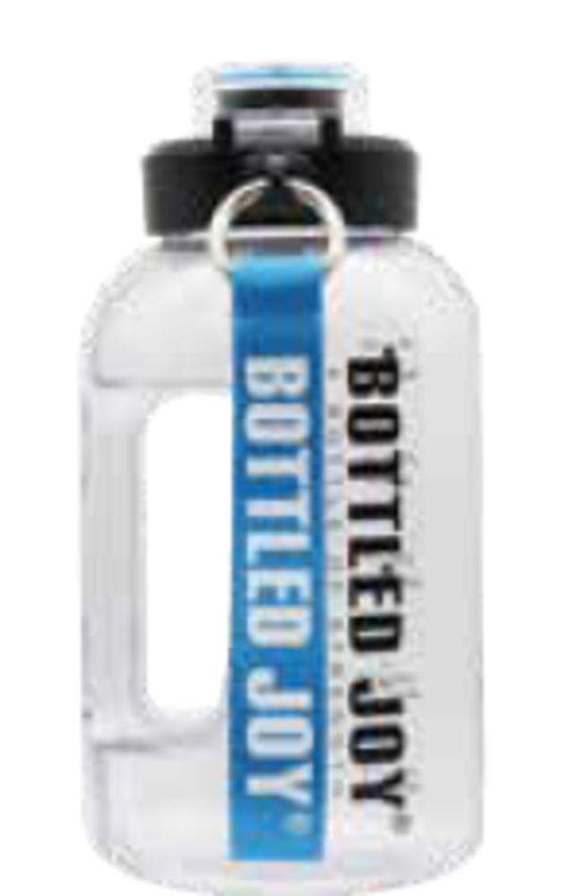 【送料無料】【オリジナル】【BOTTLED JOY】グリップウォーターボトル【1.0L】【クリア】【VER.2】【水筒】【マグ】【遠足】【アウトドア】【運動】【スポーツ】【ジ