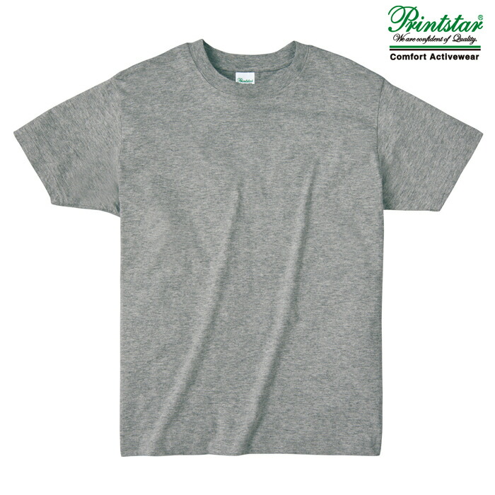 メンズ tシャツ 半袖 ライトウェイト 4.0オンス 無地 杢グレー S サイズ 083-BBT■性別：男女兼用■季節：春夏■使用素材：綿100％■素材特徴：135g/m2（4．0OZ） 32/-天竺