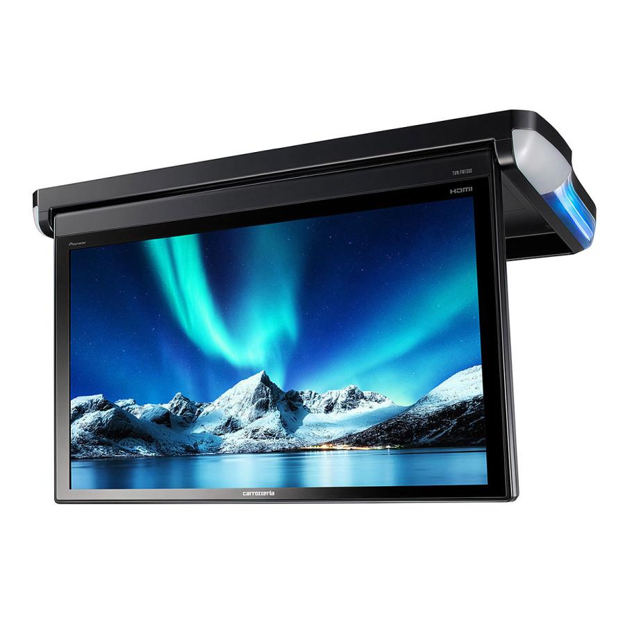 【新品 箱不良・シュリンク破れ品】PIONEER パイオニア 13.3V型フルHDフリップダウンモニター TVM-FW1300-2-B ブラック