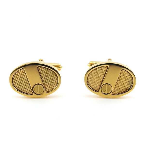 ダンヒル Dunhill カフス ゴールド レディース 中古