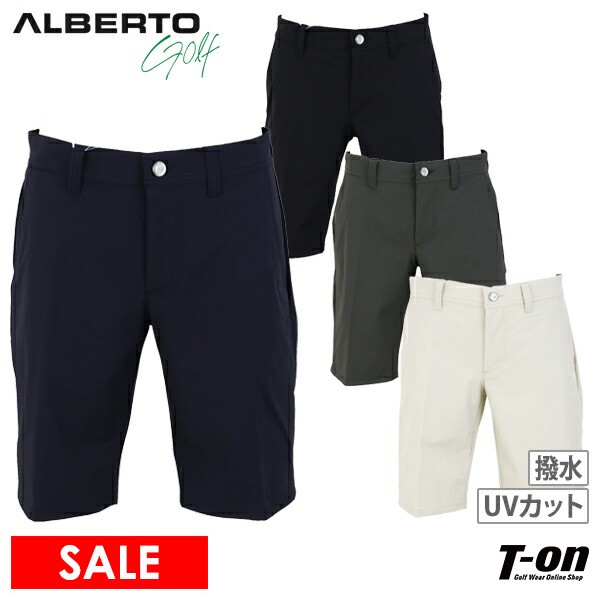 earnie-y53255b-51T-on ティーオン メンズ ゴルフウェアアルベルト ゴルフ ALBERTO GOLF 日本正規品商品名パンツ ショートパンツ ハーフパンツ UVカット 撥水 UVカ