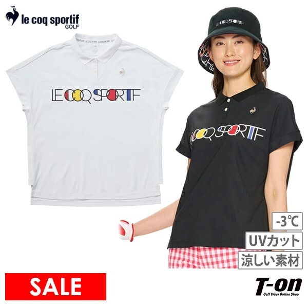 lg5shs04l-51T-on ティーオン レディース ゴルフウェアブランド名ルコックスポルティフ ゴルフ ルコック le coq sportif GOLF商品名ポロシャツ表記サイズM(M) L(L