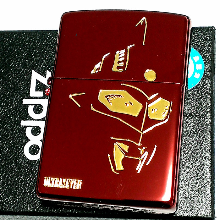 ZIPPO ライター ウルトラセブン ジッポ ワインレッド ウルトラマン かっこいい 赤 おしゃれ 円谷プロ メンズ ギフト プレゼント