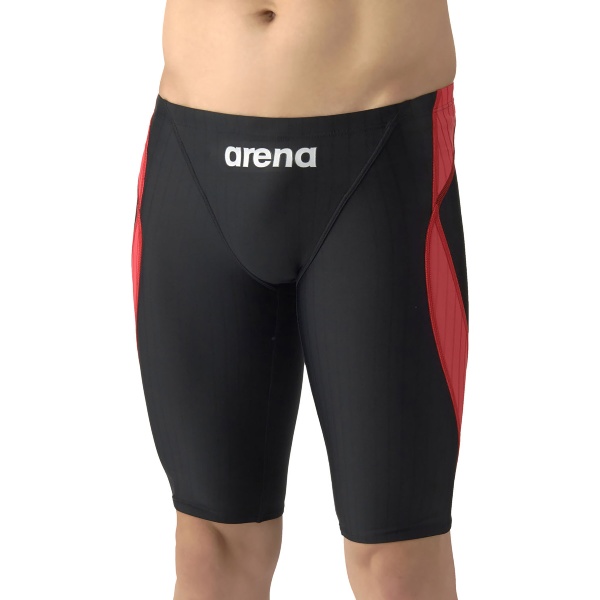 ARENA アリーナ レーシングスパッツ ハーフレッグ 水泳 水着メンズ競泳用 公認 AS6SRC54M-BKRD