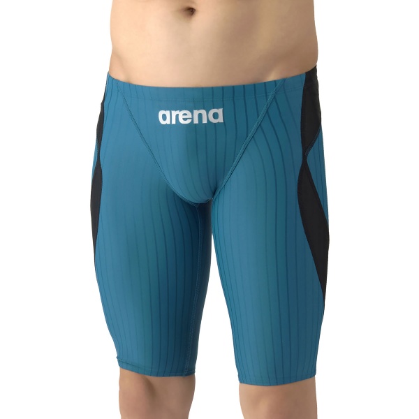 ARENA アリーナ レーシングスパッツ ハーフレッグ 水泳 水着メンズ競泳用 公認 AS6SRC54M-BLBK