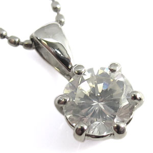 プラチナ・ダイヤモンドペンダント・シンプル【1105-m】