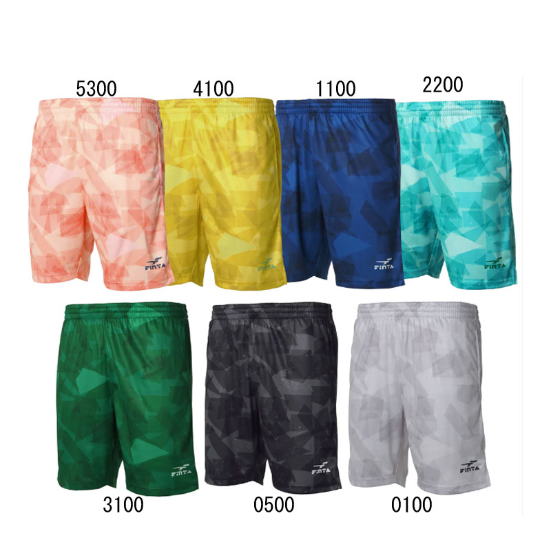 FINTA フィンタ ＧＤＺ グラフィック パンツプラクティスＴシャツFT4410とのセットアップがおすすめです。■素材：ポリエステル100%(ドライ)■カラー(0100)ホワイト、(0500)ブラッ