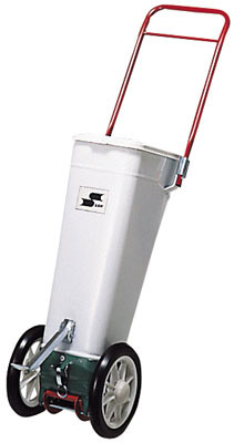 グラウンド備品 ●仕様●容量：9L、ライン幅：76mm、底部開閉式、柄部折りたたみ式