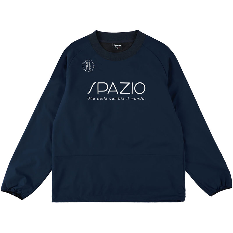 Spazio スパッツィオ リブネック長袖ピステ フットサル ピステシャツ tp0656-21
