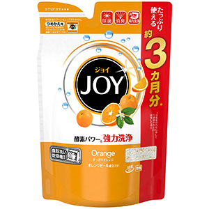 特徴「食器洗い洗浄機」には食洗機用ジョイ！ハイウォッシュジョイ、食器も庫内もピカピカ「粉末タイプ」。酵素パワーで強力洗浄。強力除菌でニオイも落とす！食器の量に合わせて調節できる粉末タイプ*つめかえ用必