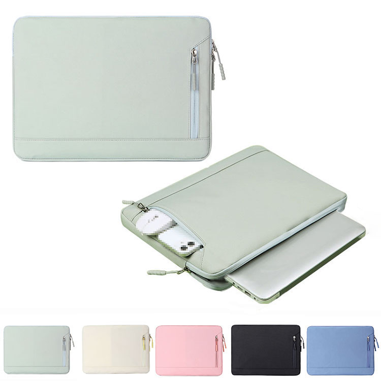 Dospara F-14LN5LA ケース 14インチ カバー キャンバス調 かばん型 バッグ型 ポケット付き セカンドバッグ型 ファスナー付き かわいい ド