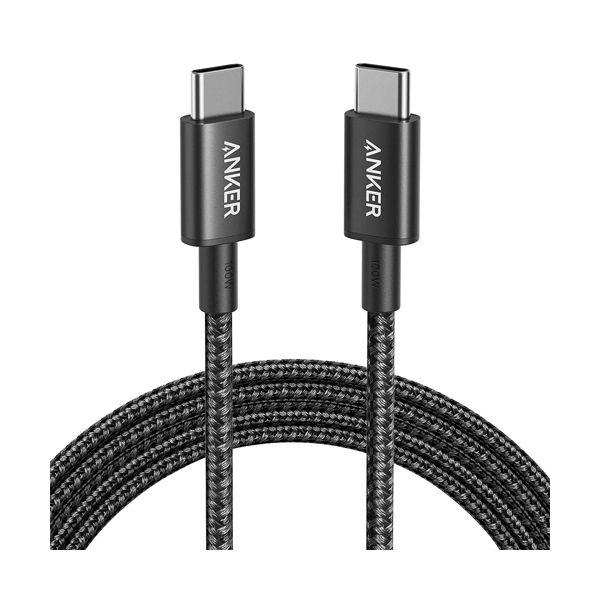 【商品名】 （まとめ） アンカージャパン ANKER 333 高耐久ナイロン USB-C＆USB-C ケーブル 1.8m ブラック A8757511 1本 【×2セット】 【ジャンル・特徴】 PD対応