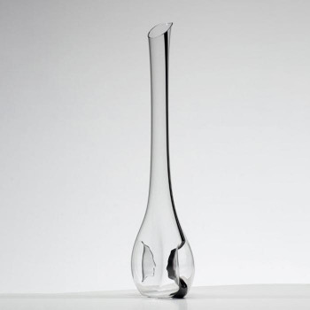 送料無料 リーデル デカンタ ブラック・タイ フェイストゥーフェイス 1766cc 4100/13 D63 向かい合う人の顔をモチーフにした個性的なデ