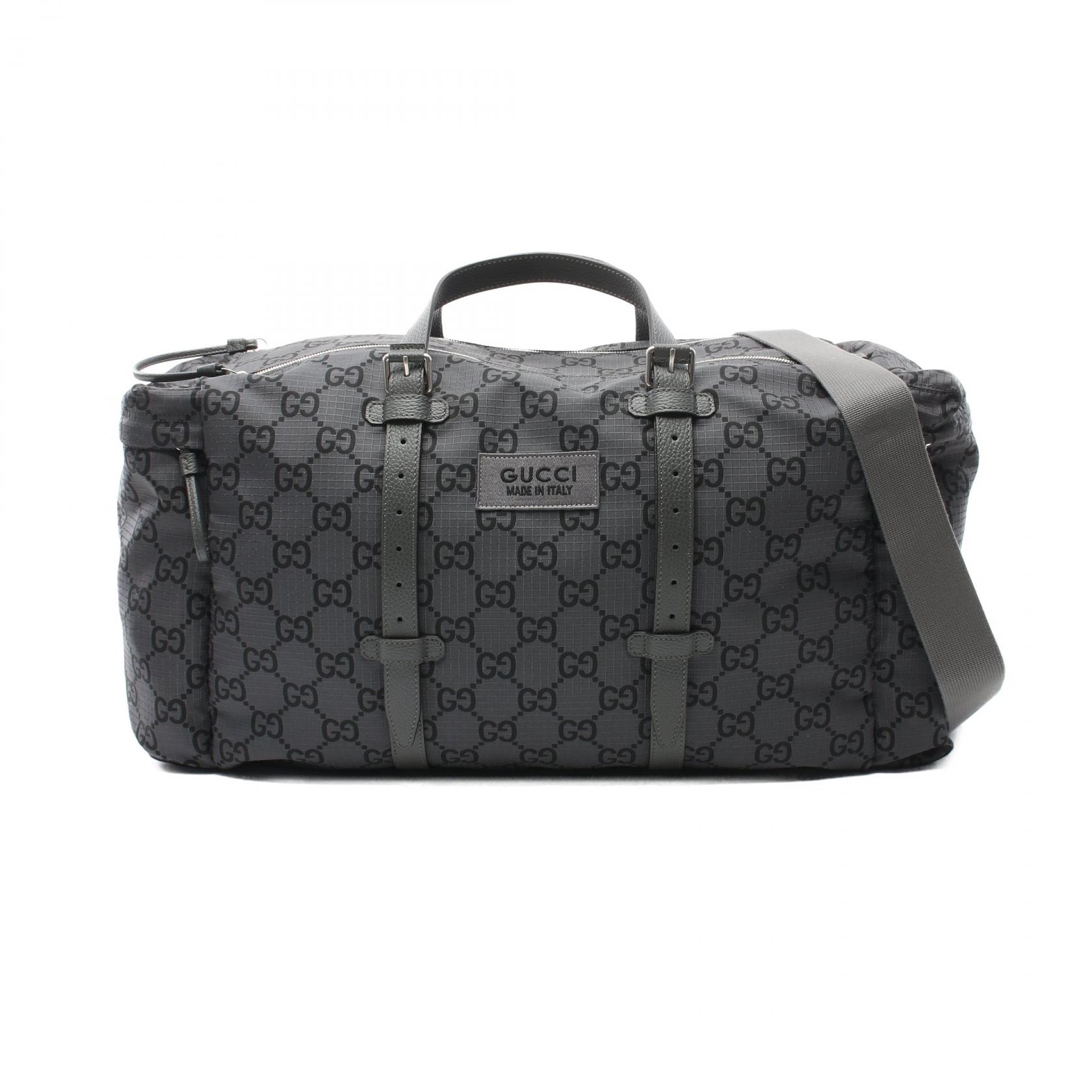 グッチ GUCCI GG ボストンバッグ バッグ ポリエステル メンズ レディース グレー系 767935FACPK1243 【新品】