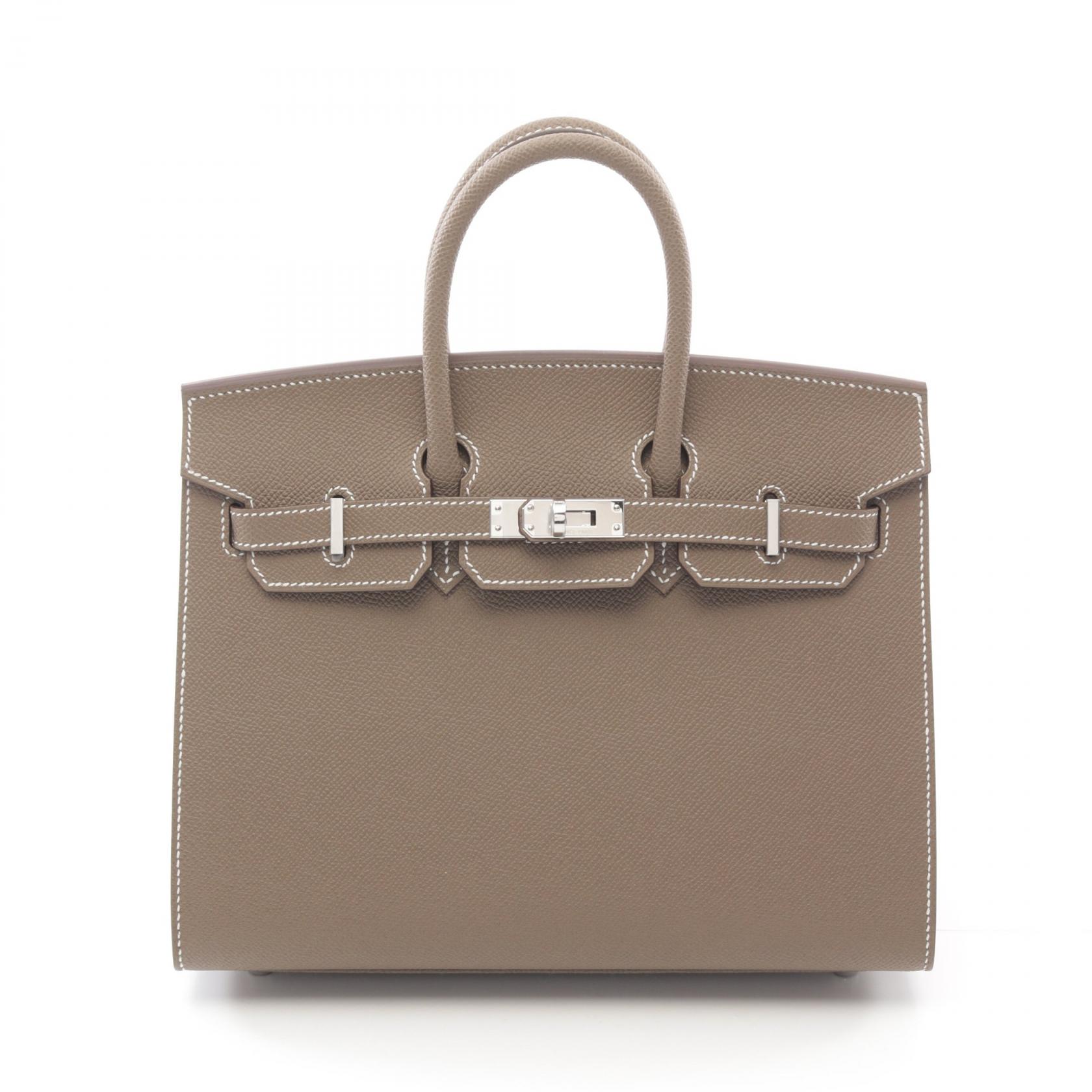 エルメス HERMES バーキン25 ハンドバッグ バッグ レザー ヴォーエプソン ヴォーエプソン レディース ブラウン系 【中古】